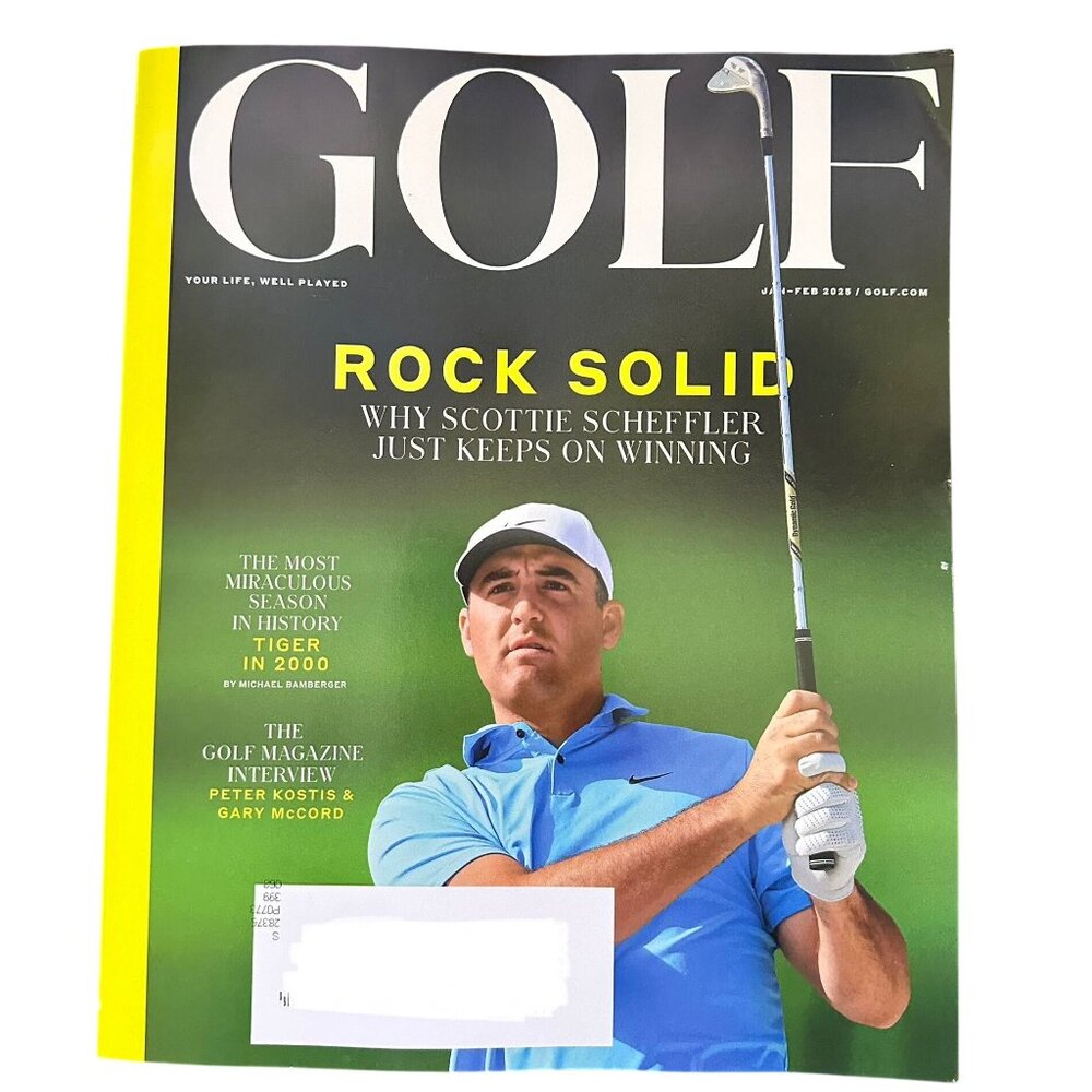 Golf Magazine January February 2025 Scottie Scheffler Interview Keeps Winning